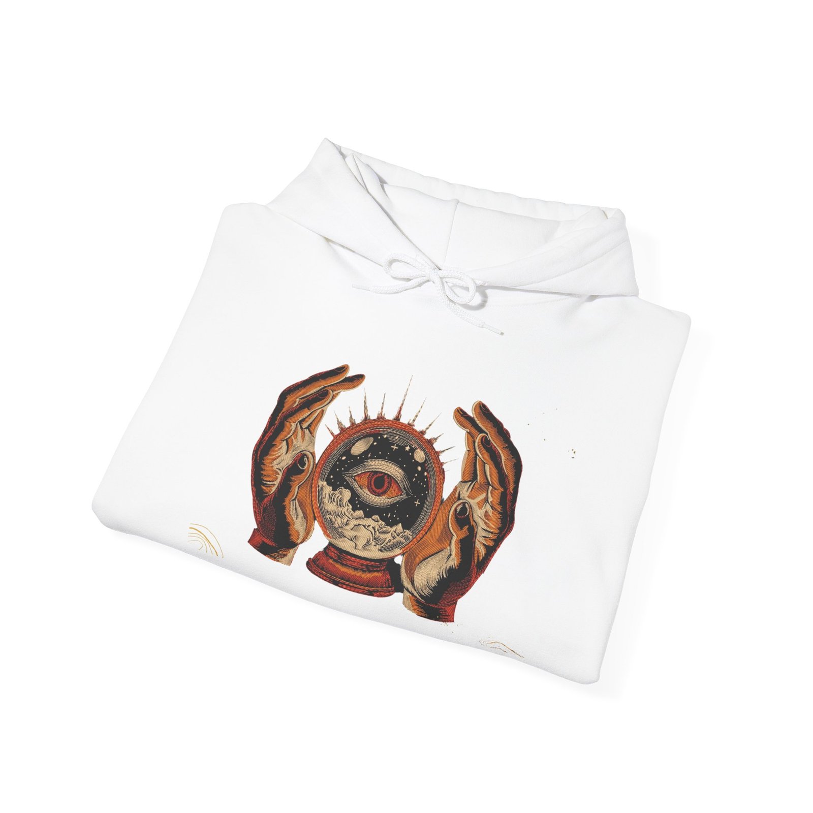 Mystic Fortune Hoodie — Crystal Ball & All-Seeing Eye Graphic hooded sweatshirt unsexes hoodie kids clothing womens clothing - Image 8