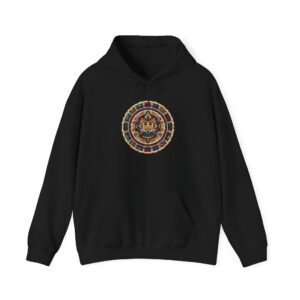 Mayan Calendar Aztec Sun Stone Hoodie — Limited Edition Ancient Wisdom Pullover sweatshirt hoodie winter wear mens clothing womens clothing kids clothing